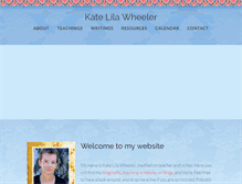 Tablet Screenshot of katewheeler.com